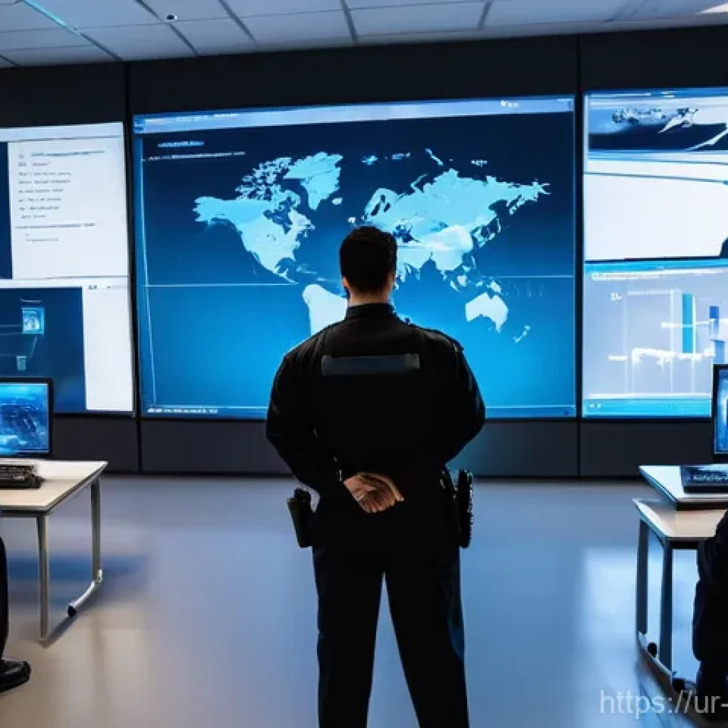 경비지도사 직업군의 장래성 - **Prompt:** A diverse group of professional security personnel, including men and women of various a...