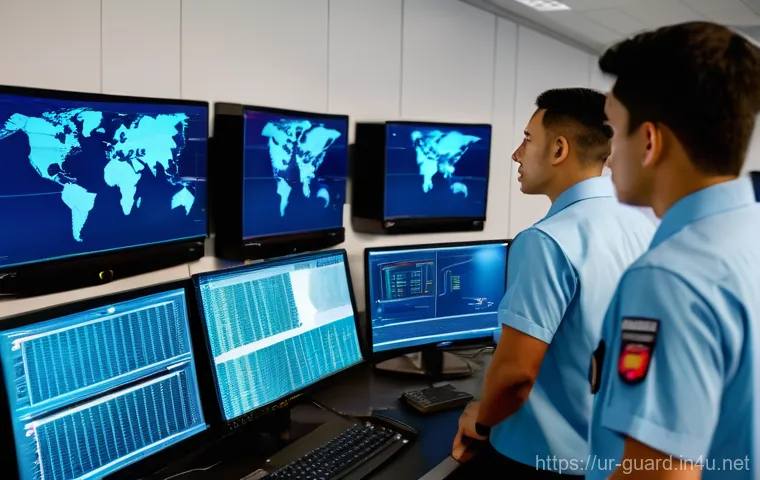 경비지도사로 성공한 사람들의 이야기 - **Prompt:** A dynamic, modern security instructor, male or female, in professional attire, stands co...